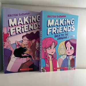 Making Friends Graphic Novel Series by Kristin Gudsnuk